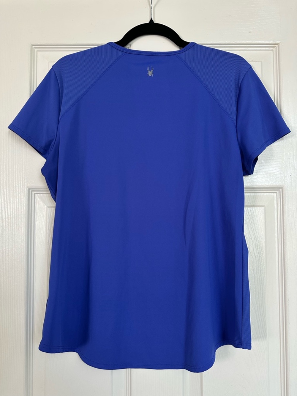 Spyder Women’s Short Sleeve Athletic Tee in Royal Blue - Picture 2 of 3